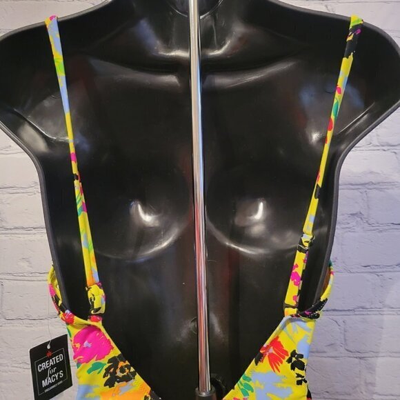 Bar Iii Women's Floral Chic One-Piece Swimsuit - Picture 4 of 4